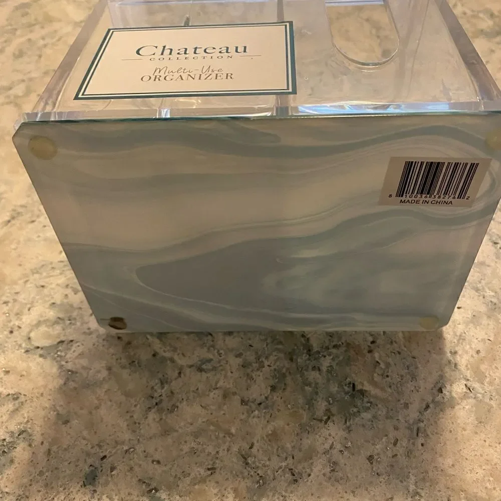 Chateau Multi Use Acrylic Bathroom Counter Organizer